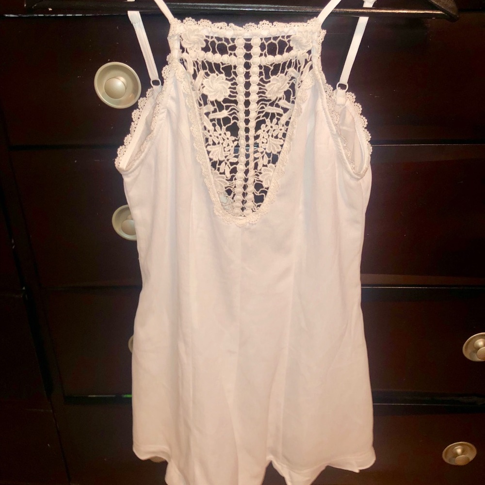 NWT LF Seek the Label White Romper